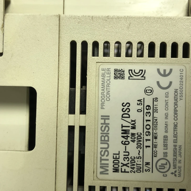 Mitsubishi MELSEC-F FX3U-64MT/DSS Programmable Logic Controller thumbnail 8